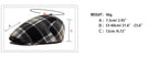 Morrison Vintage Plaid Cotton Flat Cap