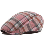 Morrison Vintage Plaid Cotton Flat Cap