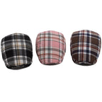 Morrison Vintage Plaid Cotton Flat Cap