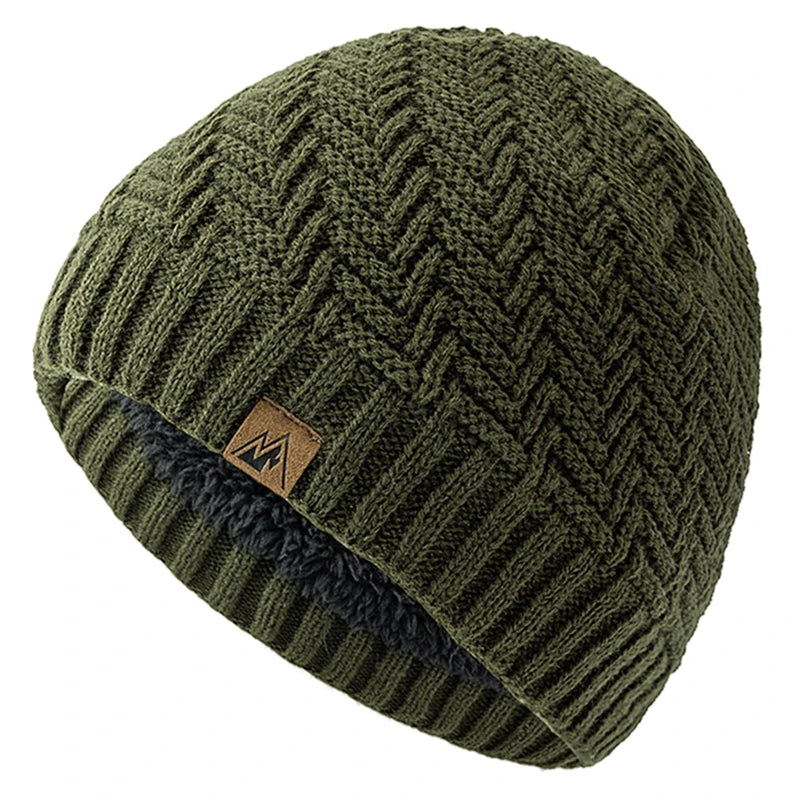 Mount Whitney Winter Geometric Beanie