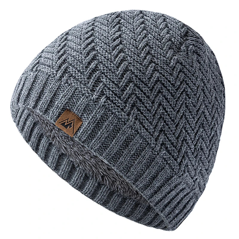 Mount Whitney Winter Geometric Beanie