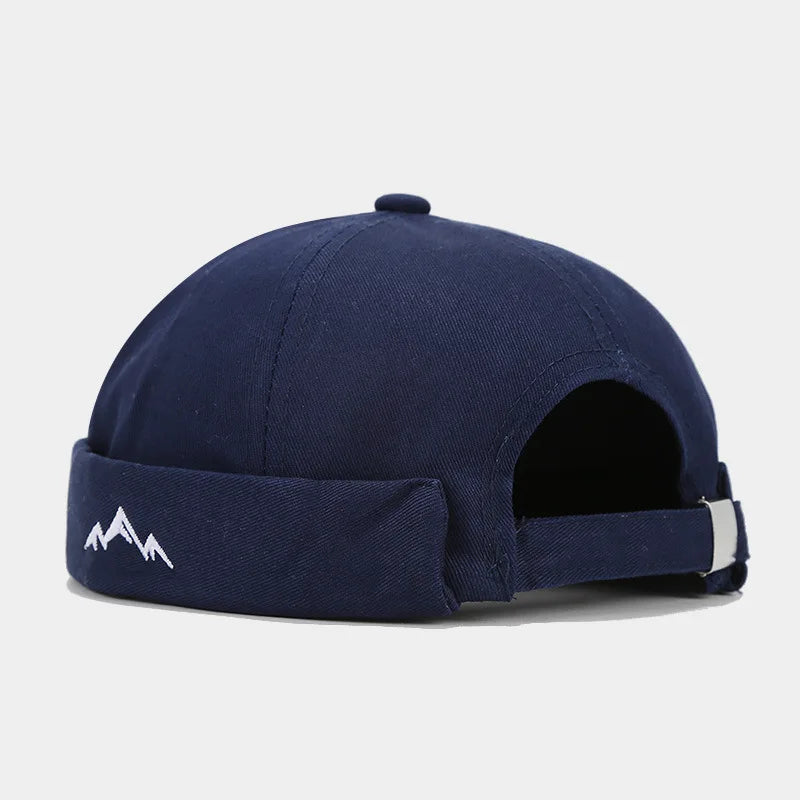 Mountain Silhouette Cotton Docker Cap