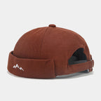 Mountain Silhouette Cotton Docker Cap
