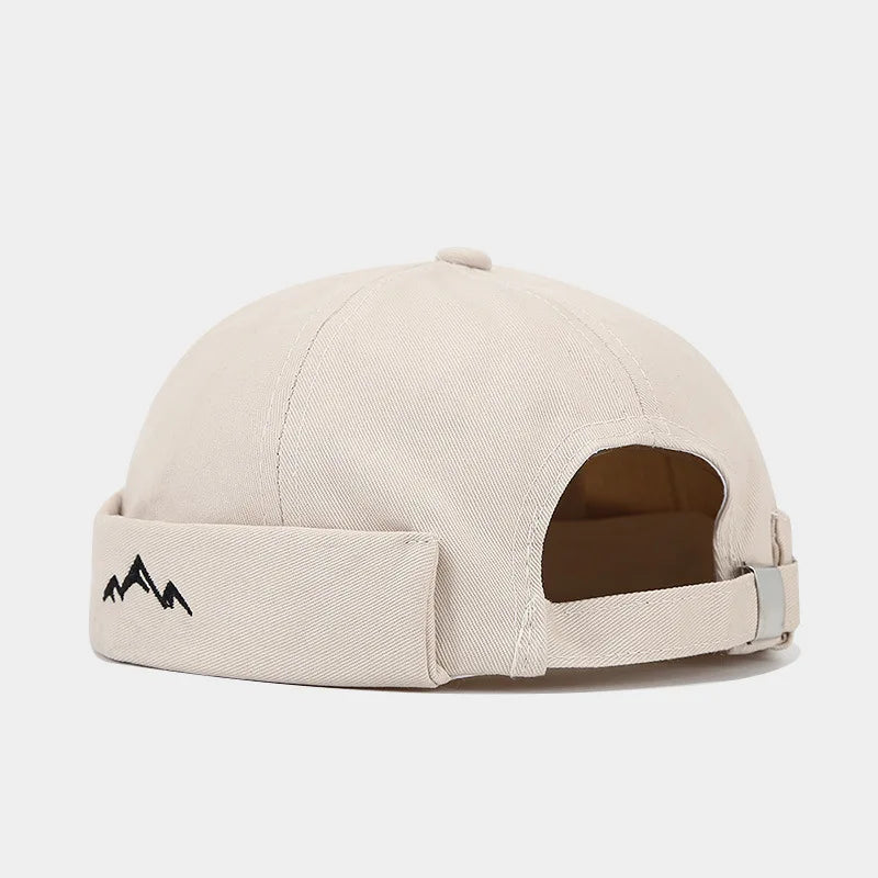 Mountain Silhouette Cotton Docker Cap