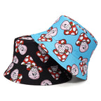 Mushroom Cartoons Bucket Hat