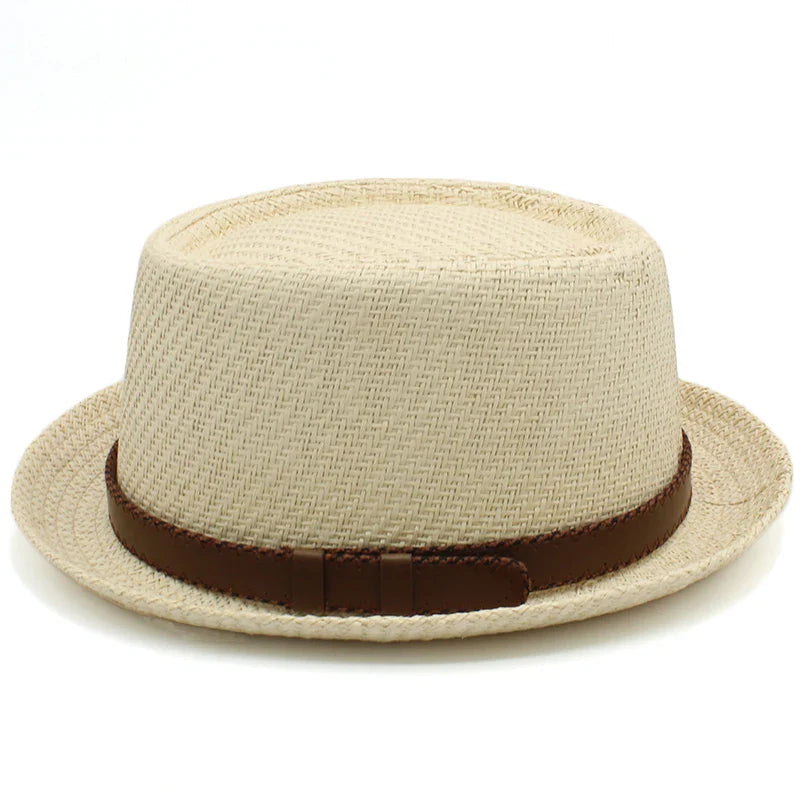 Mykonos Straw Porkpie Hat