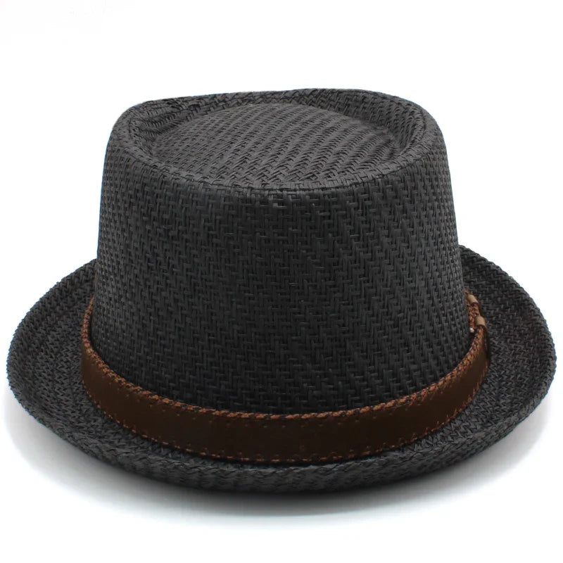 Mykonos Straw Porkpie Hat