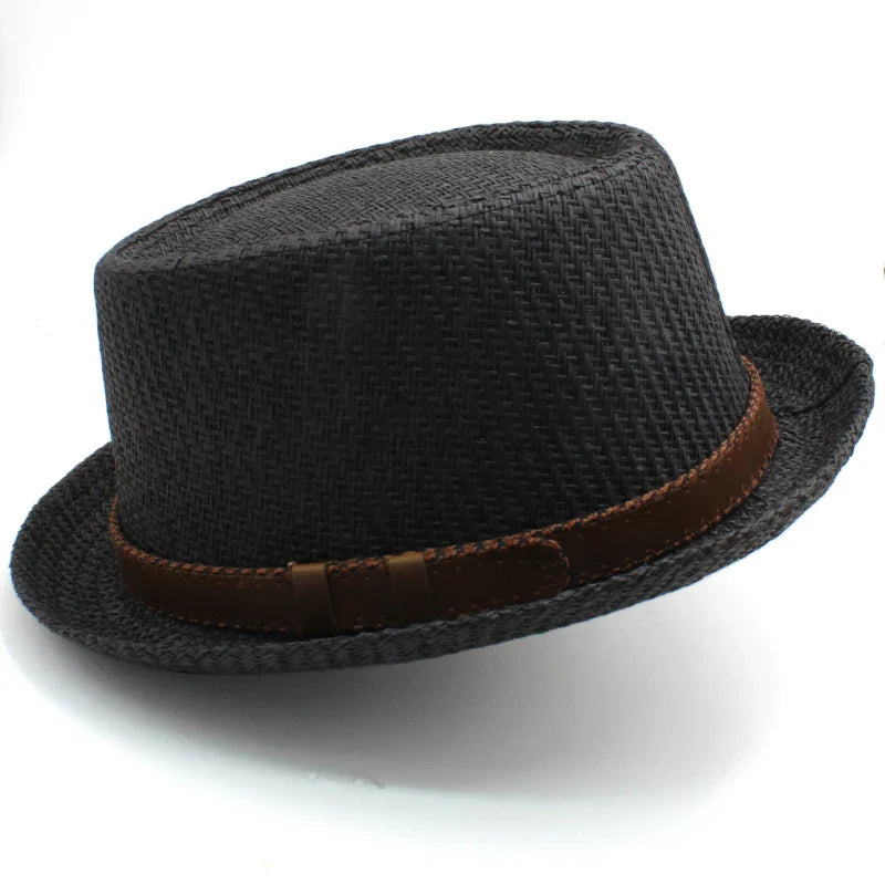 Mykonos Straw Porkpie Hat