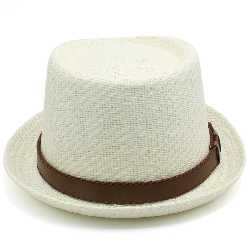 Mykonos Straw Porkpie Hat