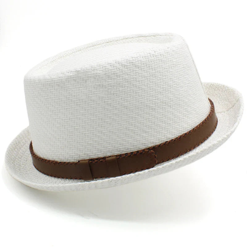 Mykonos Straw Porkpie Hat