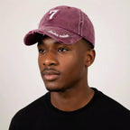 Nº 7 Vintage Ripped Washed Cotton Baseball Cap