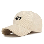 Nº 87 Retro Corduroy Baseball Cap
