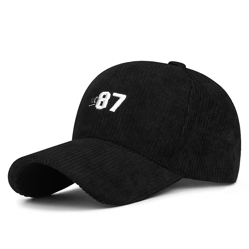 Nº 87 Retro Corduroy Baseball Cap
