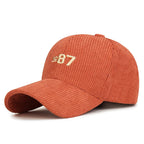 Nº 87 Retro Corduroy Baseball Cap