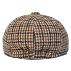 NH Houndstooth Wool Newsboy Cap