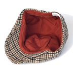 NH Houndstooth Wool Newsboy Cap