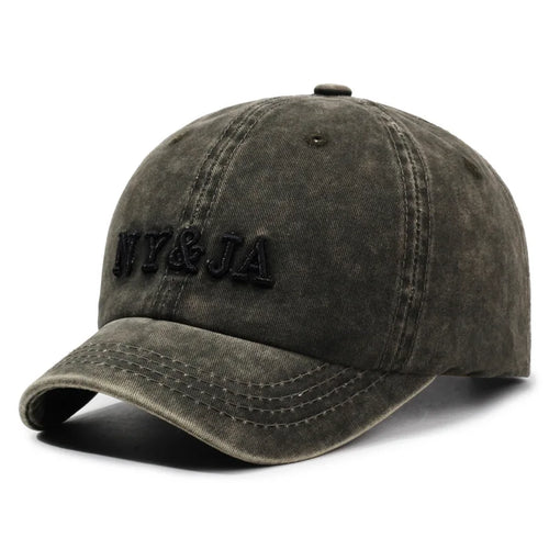 Green Cotton Baseball Cap