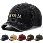 NY&JA Short Brim Washed Cotton Baseball Cap