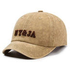 NY&JA Short Brim Washed Cotton Baseball Cap