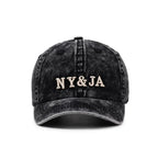 NY&JA Short Brim Washed Cotton Baseball Cap
