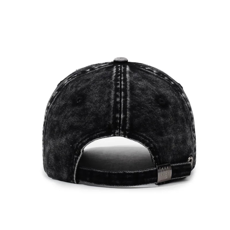 NY&JA Short Brim Washed Cotton Baseball Cap
