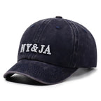 NY&JA Short Brim Washed Cotton Baseball Cap