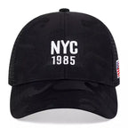 NYC 1985 Black Camouflage Trucker Cap