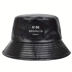 Nº86 Brooklyn Twenty Leather Bucket Hat