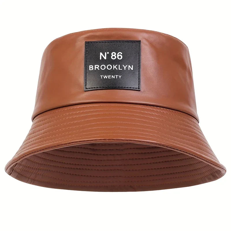 Nº86 Brooklyn Twenty Leather Bucket Hat