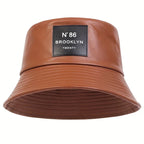 Nº86 Brooklyn Twenty Leather Bucket Hat