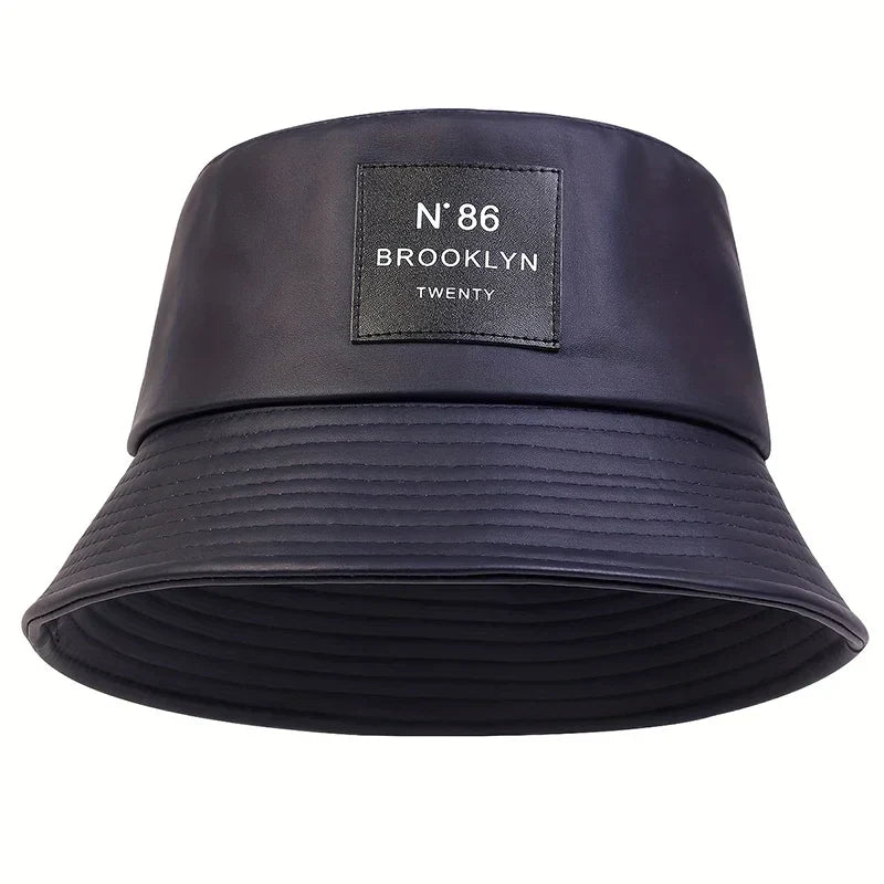 Nº86 Brooklyn Twenty Leather Bucket Hat