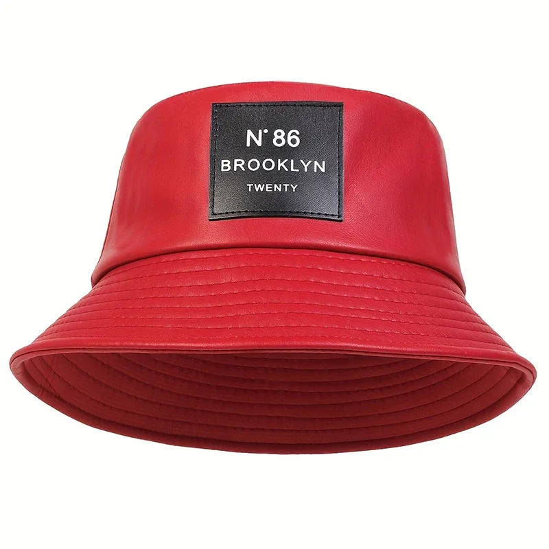 Nº86 Brooklyn Twenty Leather Bucket Hat