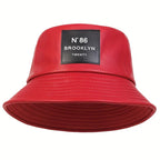 Nº86 Brooklyn Twenty Leather Bucket Hat