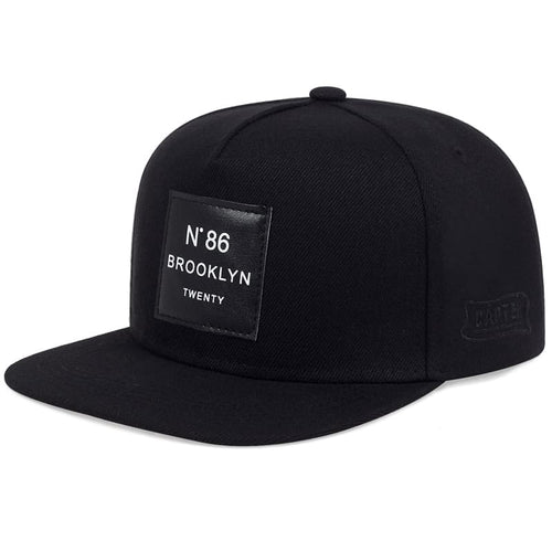 Black Brooklyn Snapback Cap