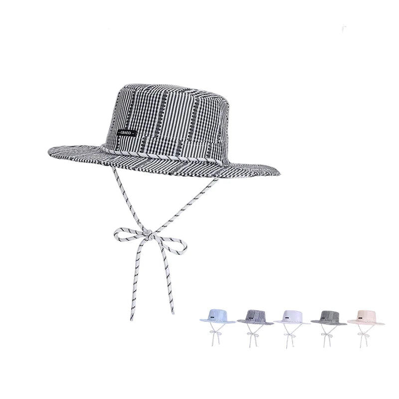 Napoli Summer Striped Fisherman Boater Hat