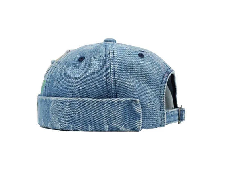 Nashville Painted Ripped Denim Docker Cap