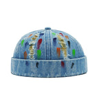 Nashville Painted Ripped Denim Docker Cap