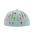 Nashville Painted Ripped Denim Docker Cap