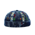Nashville Painted Ripped Denim Docker Cap