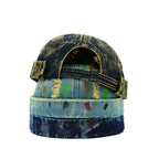 Nashville Painted Ripped Denim Docker Cap