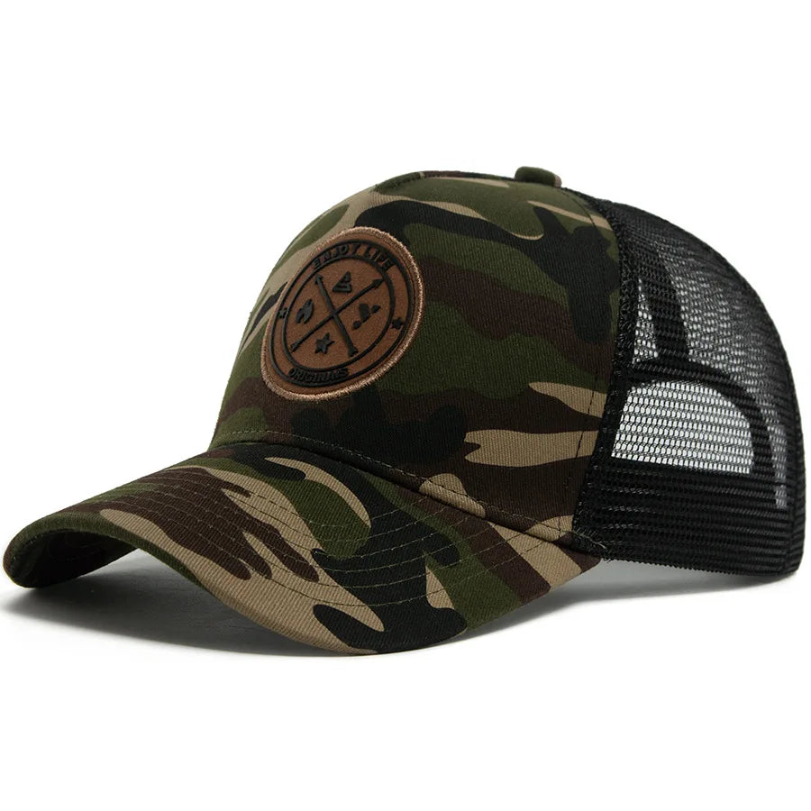 National Basketball League Camouflage Trucker Cap