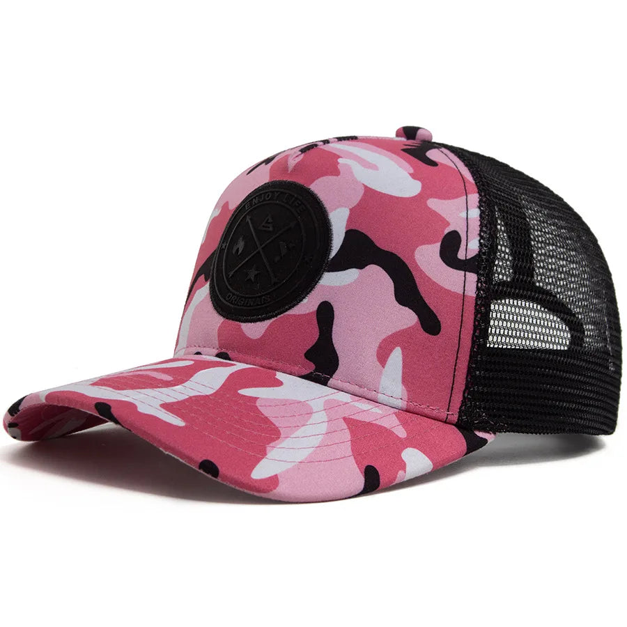 National Basketball League Camouflage Trucker Cap