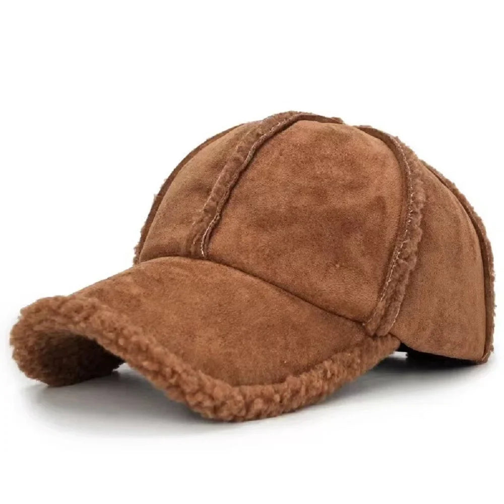 Nebraska Winter Fur Cotton Baseball Cap