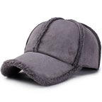 Nebraska Winter Fur Cotton Baseball Cap