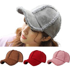 Nebraska Winter Fur Cotton Baseball Cap