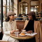 New Orleans Women Leopard Print Newsboy Cap