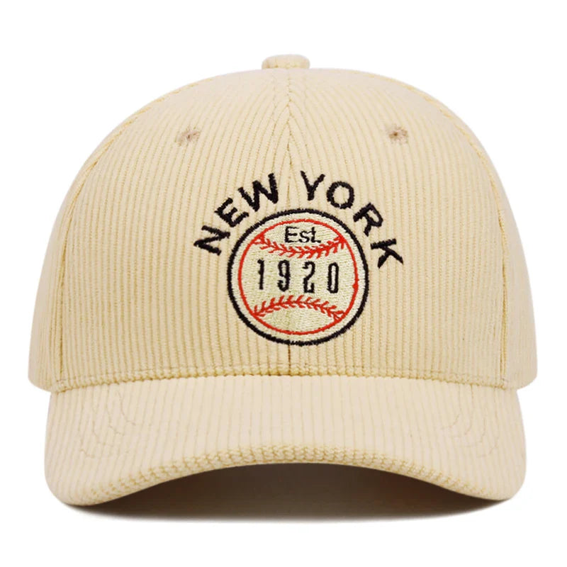 New York 1920 Corduroy Baseball Cap