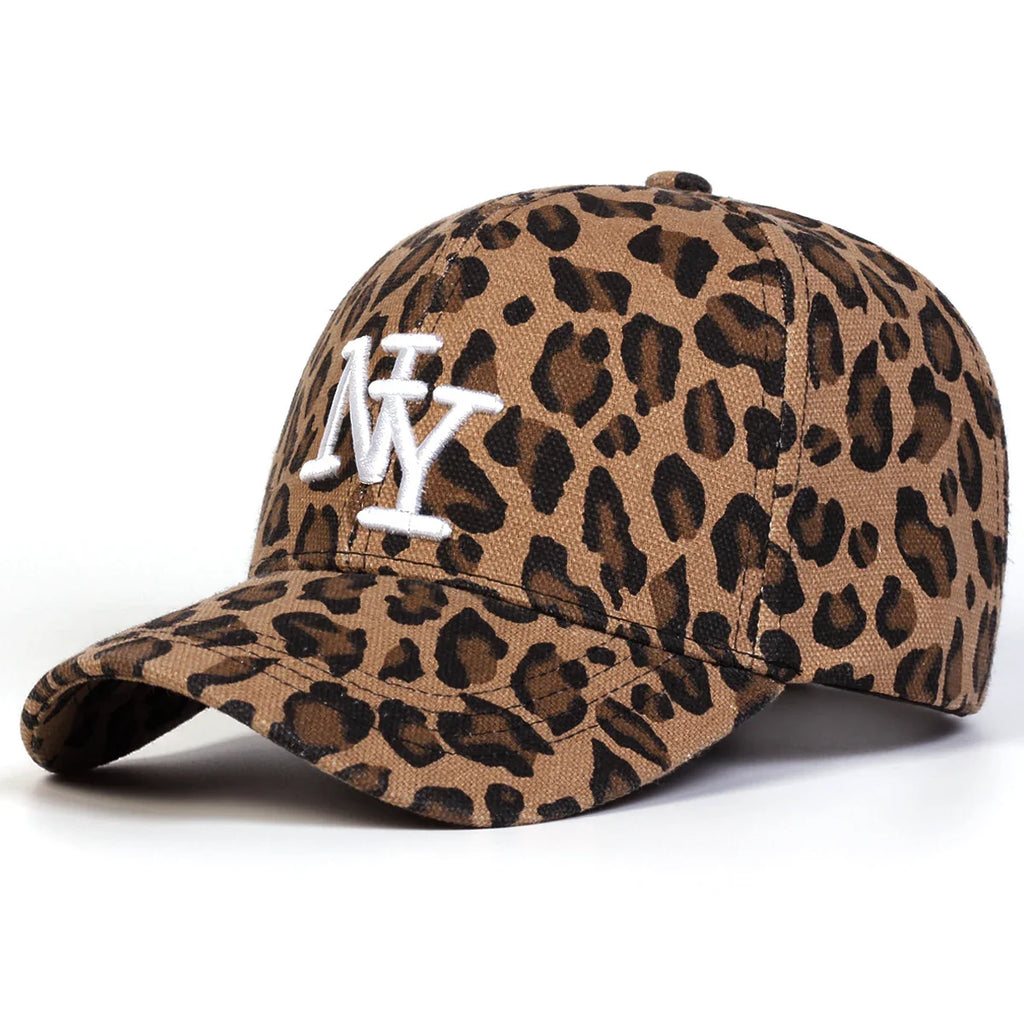 New York City Leopard Print Baseball Cap
