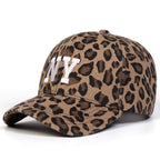 New York City Leopard Print Baseball Cap