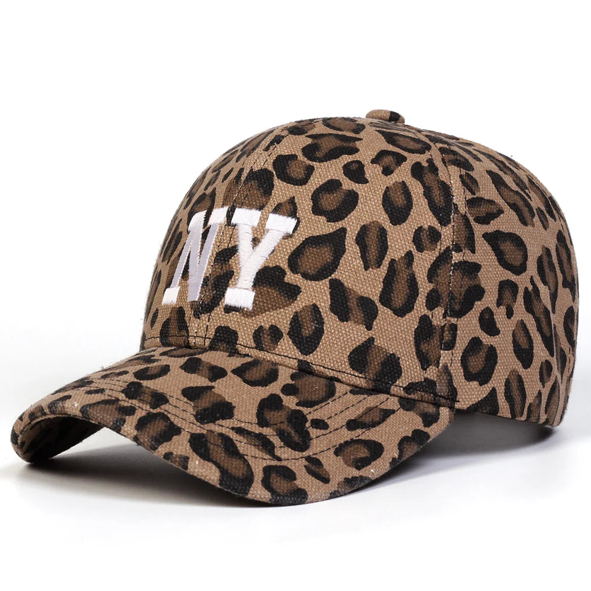 New York City Leopard Print Baseball Cap